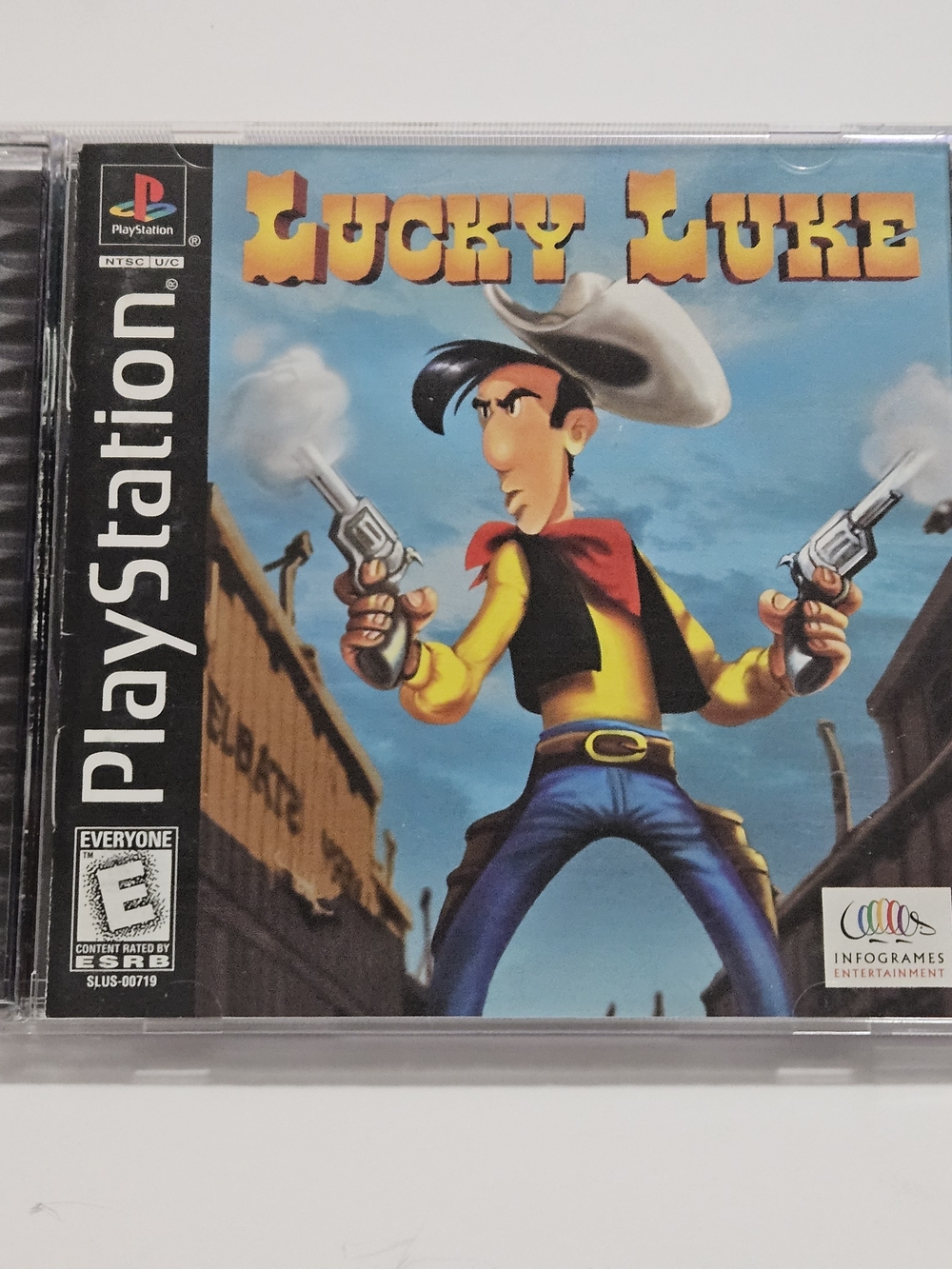 Lucky Luke for the Playstation with the Original Manual